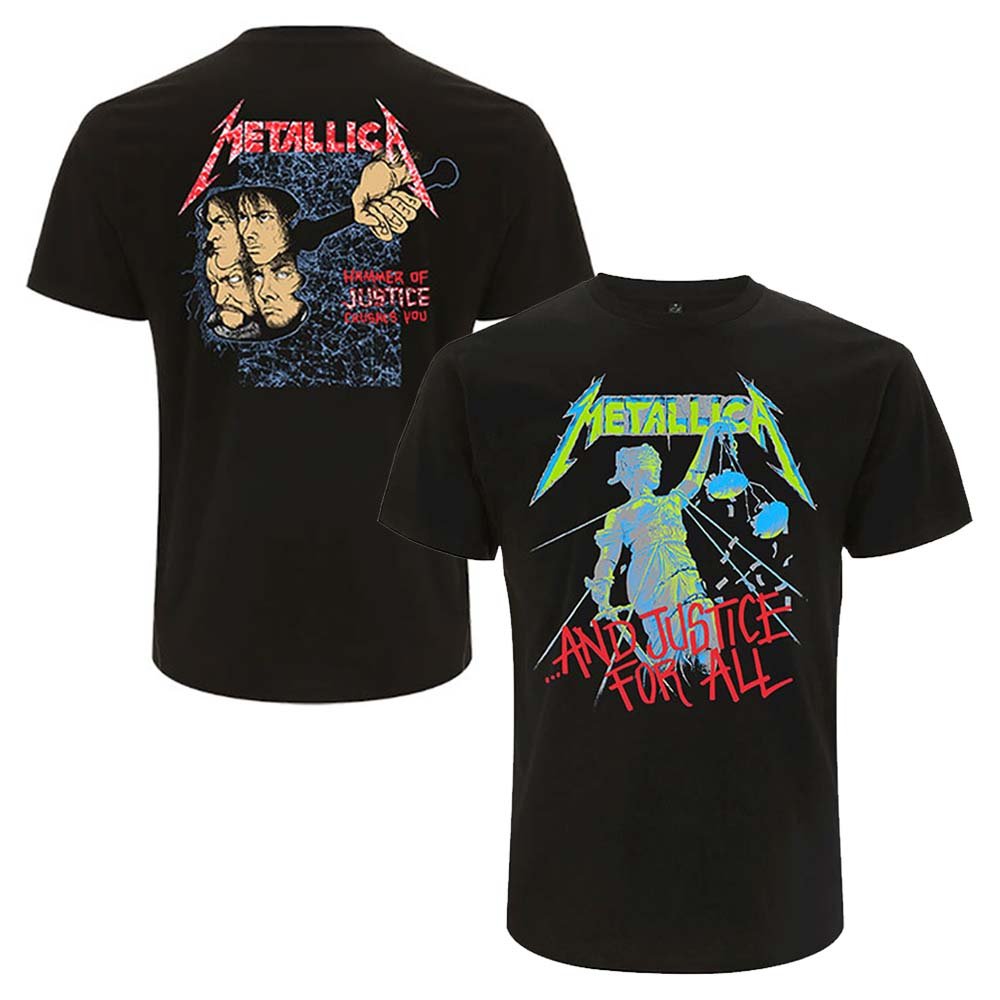 METALLICA メタリカ - And Justice For All / バックプリントあり / Tシャツ / メンズ - PGS